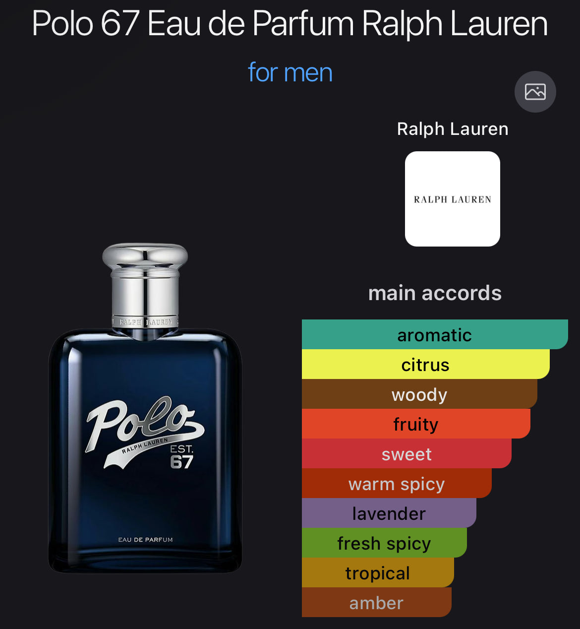 Ralph Lauren polo 67 edp